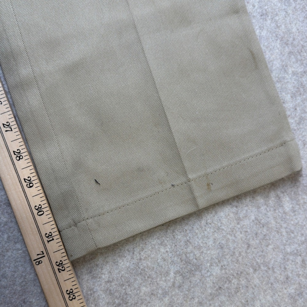 Dickies Pants Mens 34x32 Khaki Flex Work Tan Workwear Skater Streetwear Uniform - Picture 11 of 13